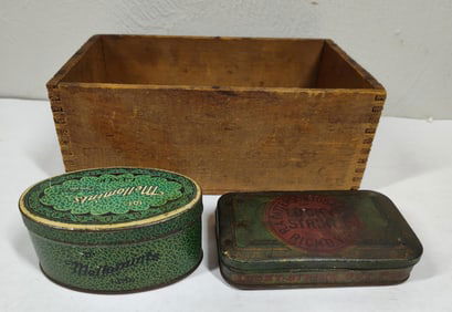 Dovetailed Box & Tins