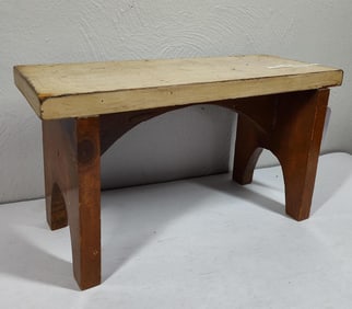 Small Wooden Footstool