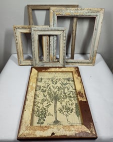 Painted White Wash Frames