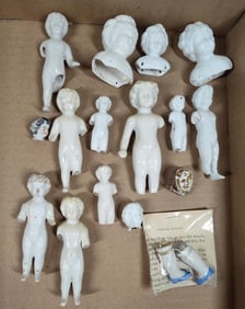 Porcelain Bonnet Head Dolls