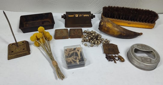 Shark Teeth, Horn, Desk Items, and Smalls