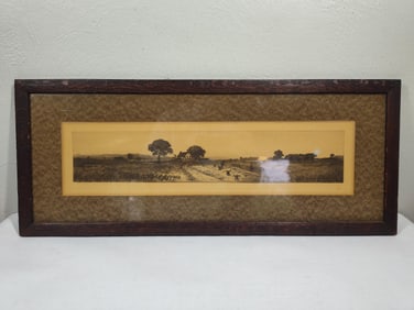 Original Farmstead Pencil Drawing