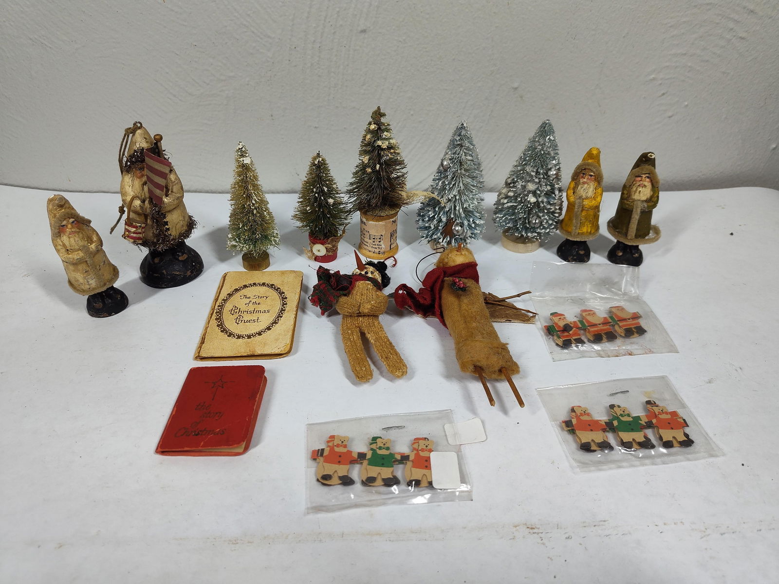 Bottle Brush Trees, and Miniature Santas (1 of 6)