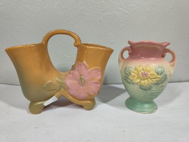Weller & Hull Pottery Vases