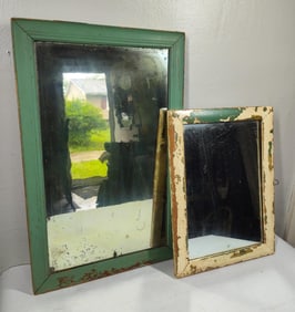 Pair of Farmhouse Mirrors