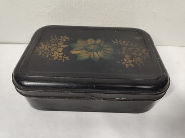 Tole Painted SpiceBox