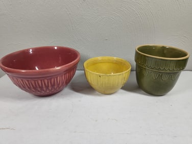 Colored Farmhouse Mixing Bowls