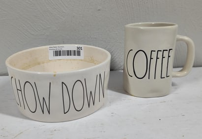 Rae Dunn Mug & Pet Bowl