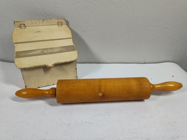 Hanging Wall Box & Rolling Pin