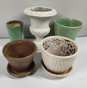 McCoy, Holmes Co, and Other Pottery Planters