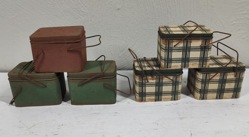 Tin Mini Picnic Baskets
