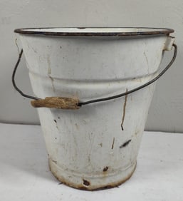 Enamel Milking Bucket