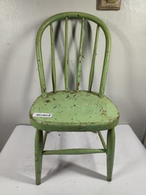 Mint Green Childs Arched Back Chair