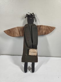 Black Americana Gardening Angel
