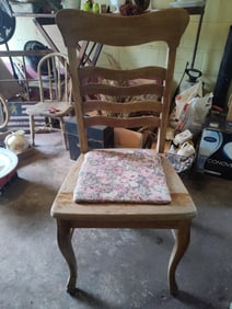 Nice Oak Ladderback Chair