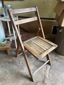 Folding Wood Chair