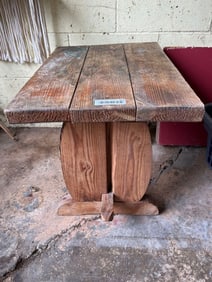 Pine Peg Style Side Table