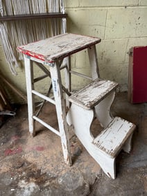Wooden Folding Step Stool