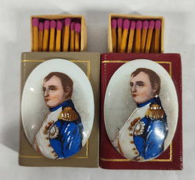 Napoleon Bonaparte Hand Painted Matchboxes