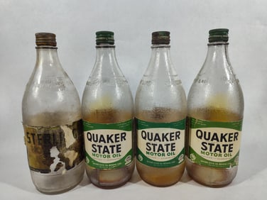 Quaker State Oil Bottles