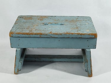 Robins Egg Blue Step Stool