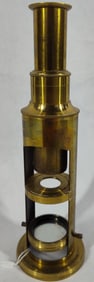 JH Steward Brass Microscope