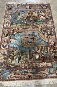 Christopher Columbus Wool Area Rug
