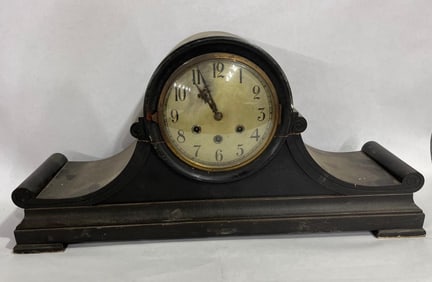 Gustav Becker Key Wind Mantle Clock