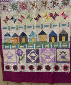Pattern Sample Colorful Quilt