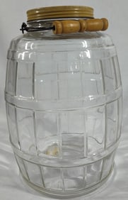 Glass Country Store Pickle Jar