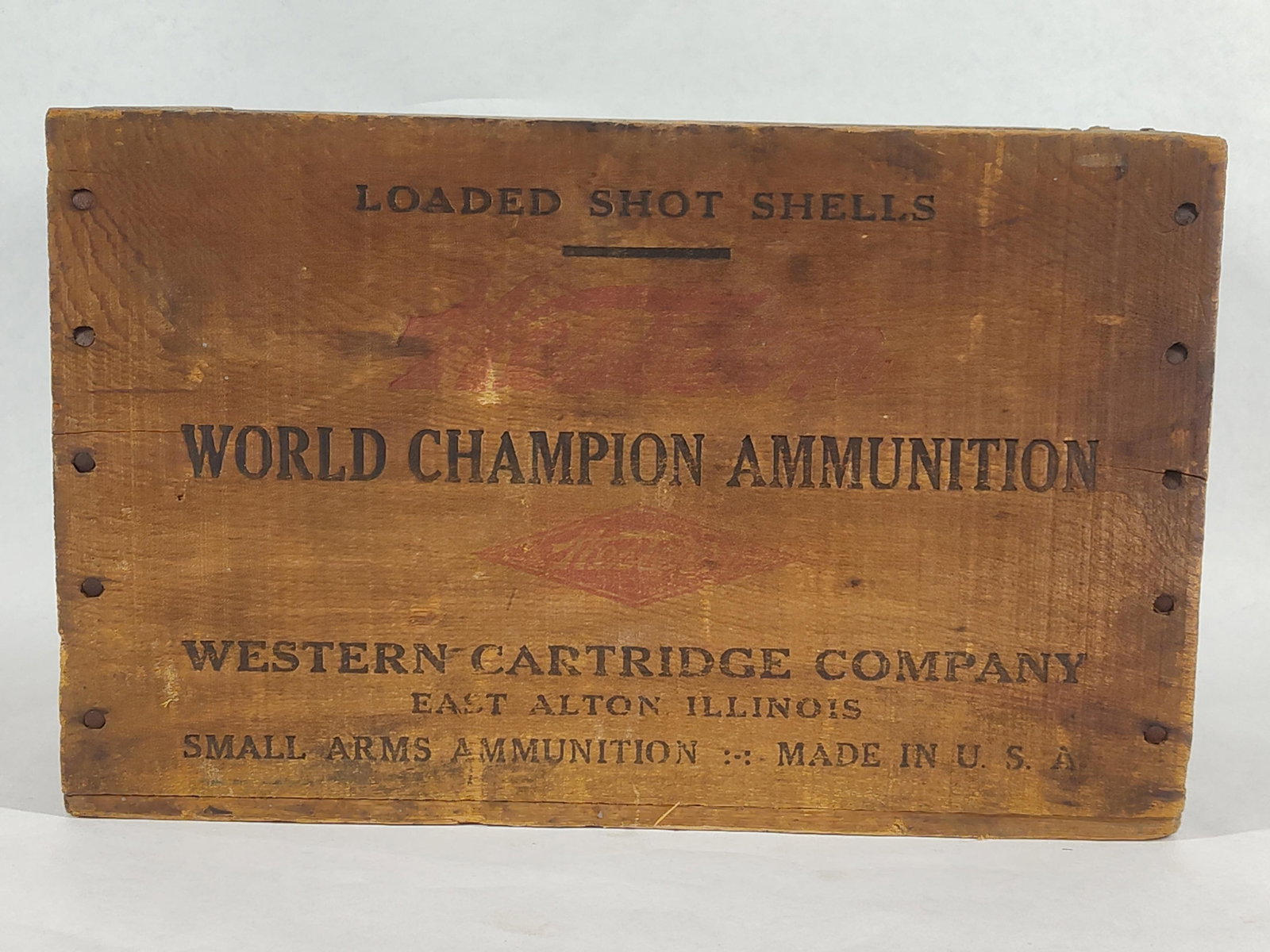 Western Xpert Powder Box: Great stenciling to all sides. 14x9x9