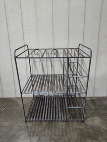 Mid Century Wrought Iron Display Rack