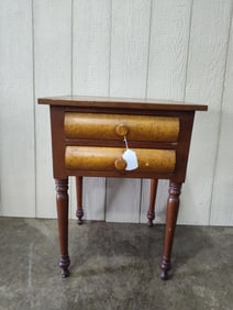Birdseye Maple 2 Drawer Stand