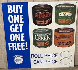 Chewing Tobacco Single Sided Sign