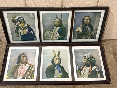 Framed Native American Prints