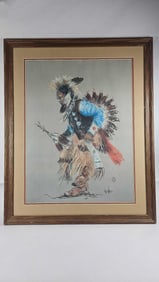 Traditional Dancer Framed Print