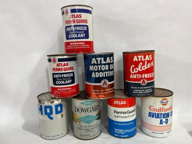 8- Atlas, Gulf, & Other Oil Cans