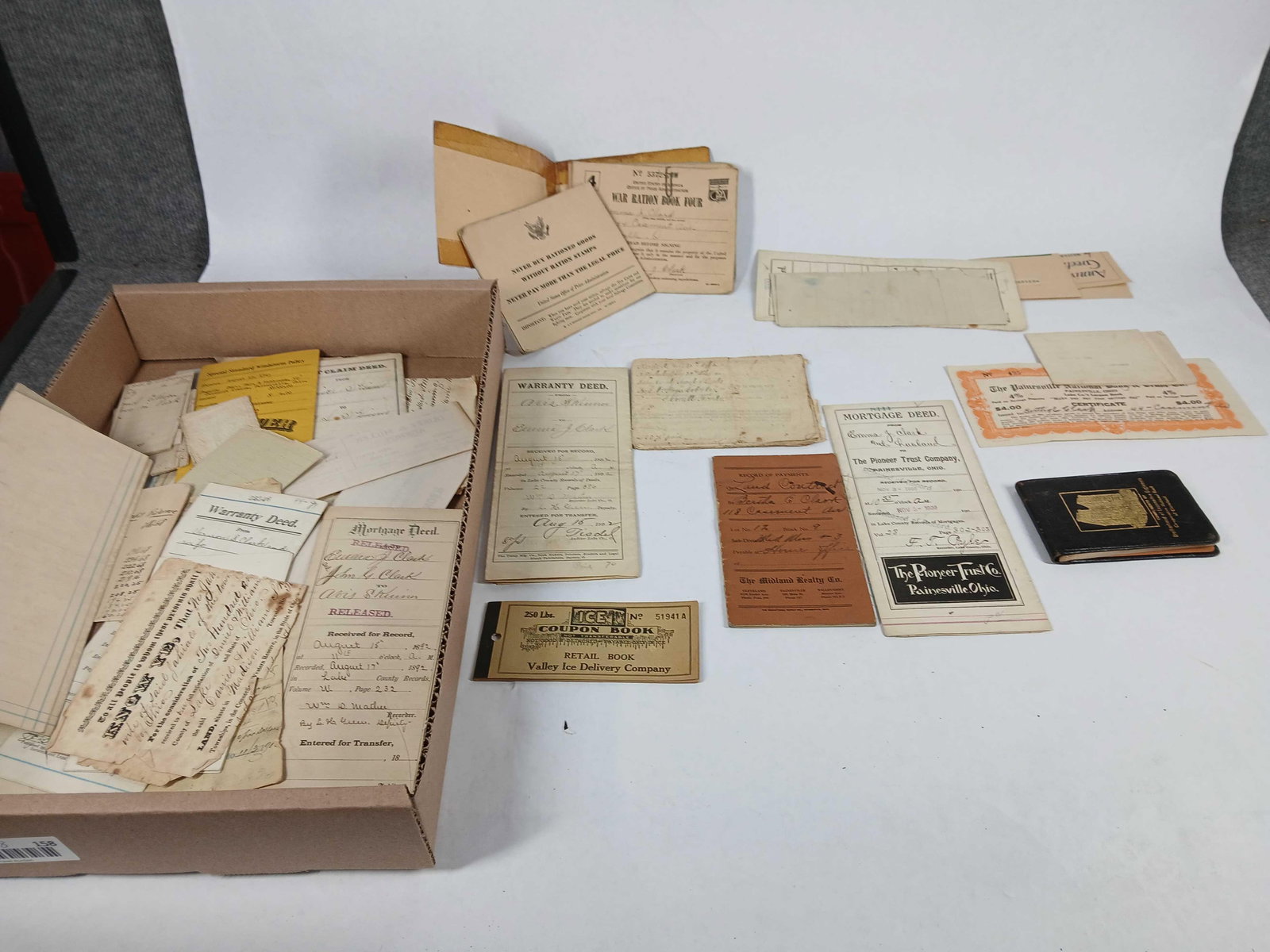 Late 1800s Deeds, Painesville O Documents, and Paperwork (1 of 6)