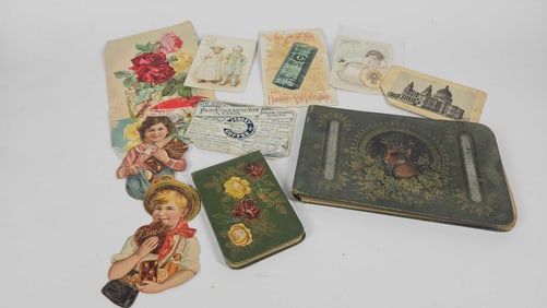 Autograph Albums & Early Advertising