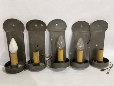Tin Candle Wall Sconces