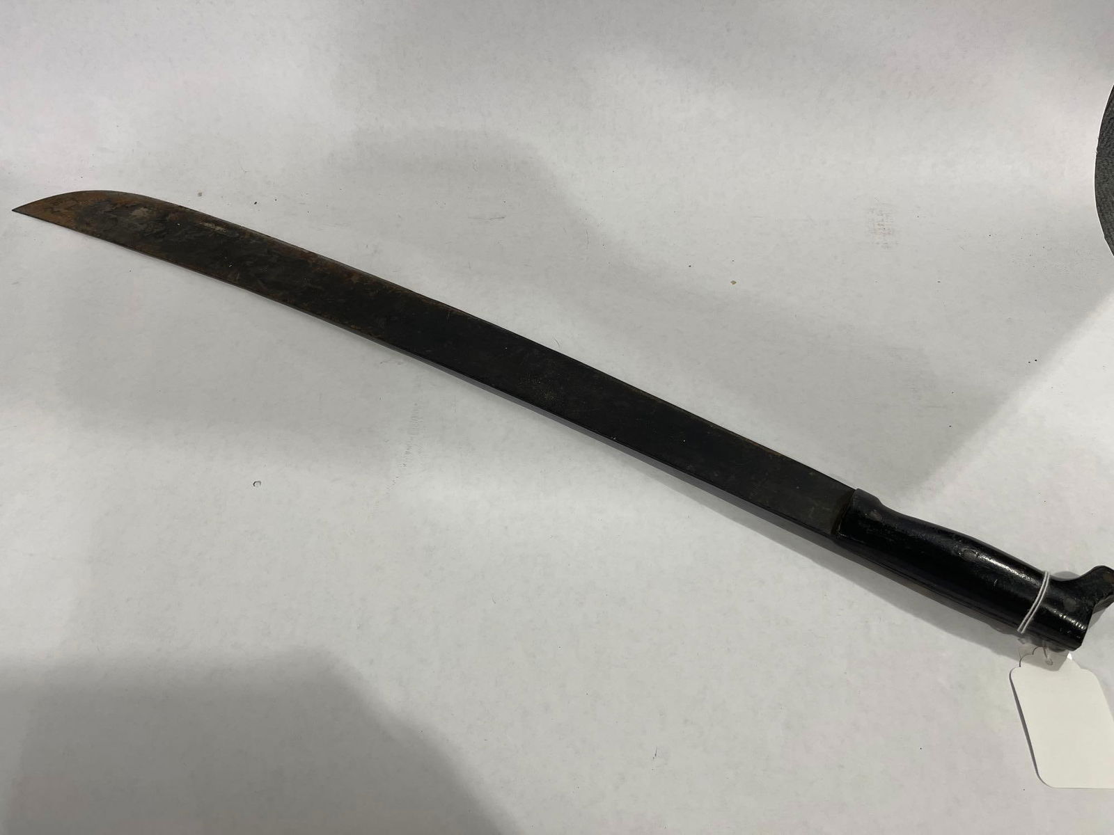 Large 1940s Machete: Minor spotting to blade. 25 inch blade