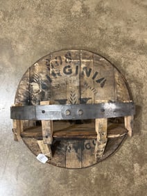 Reclaimed Barrel Distillery Wall Shelf
