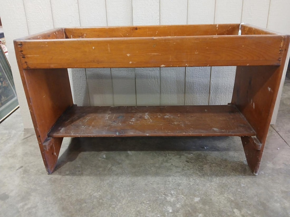 Oak Square Nailed Dry Sink (1 of 6)