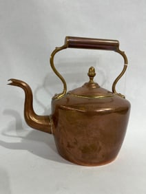 Early Dovetailed Copper Kettle