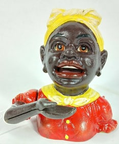Black Americana Googly Eye Coin Bank