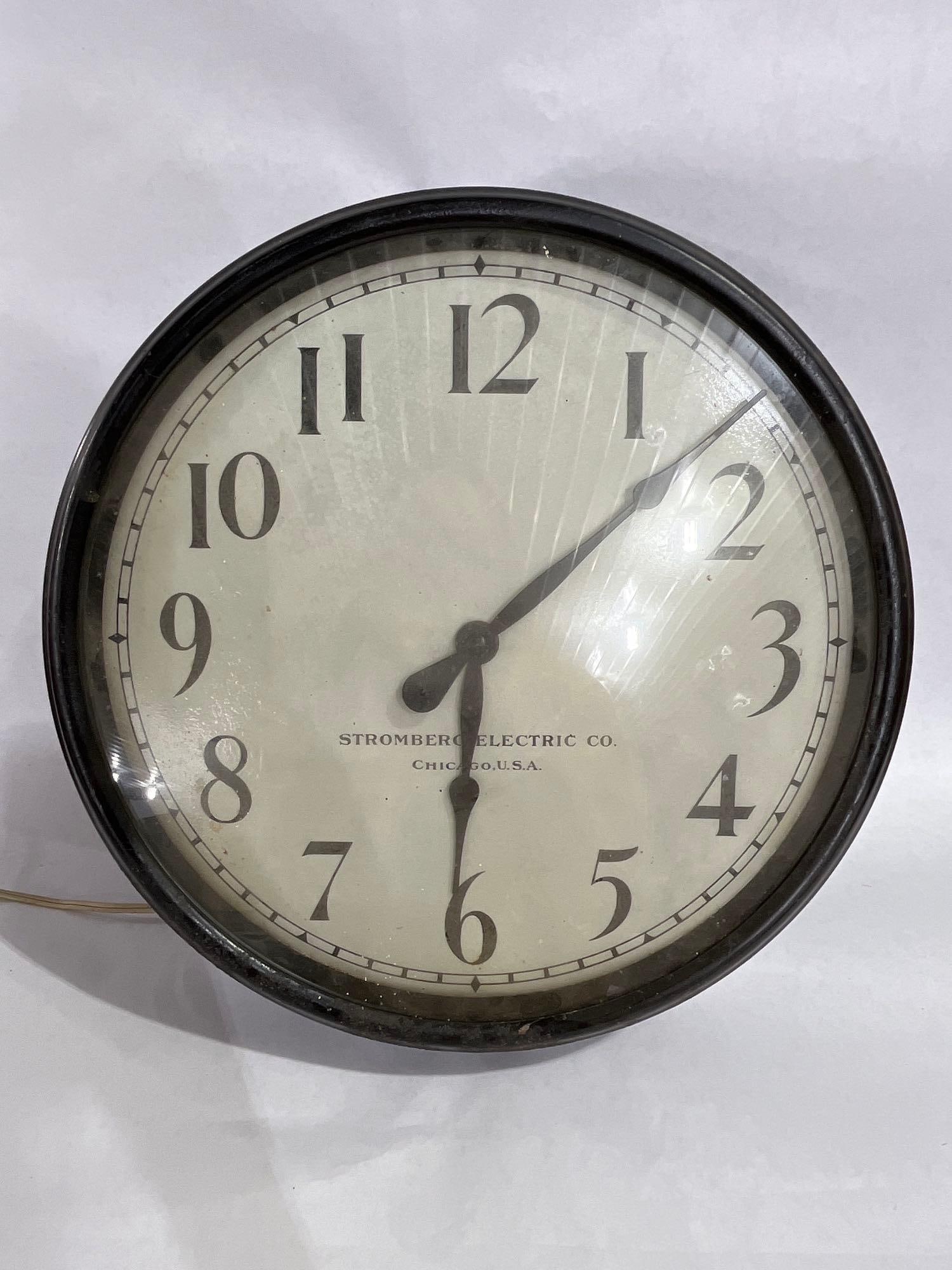 Stromberg Electric Co Clock (1 of 4)