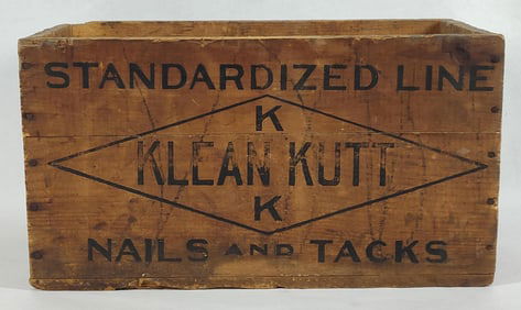 Klean Kutt Nails & Tack Wooden Crate