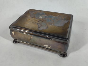 Solid Silver Cigarette Box