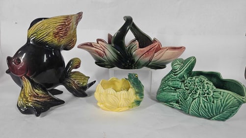 Hull & McCoy Pottery Planters