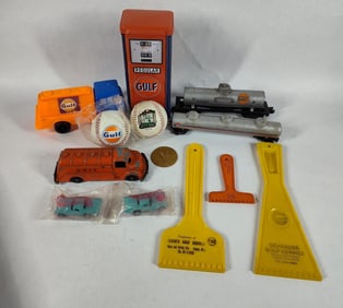 Gulf Oil Toys, Scrappers, and Advertising